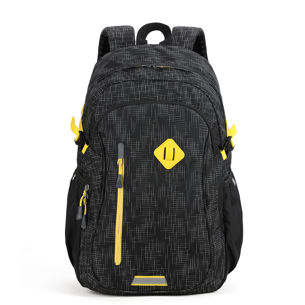 Zaino unisex Textile | Aoking | JN470322B-BLACK_YELLOW