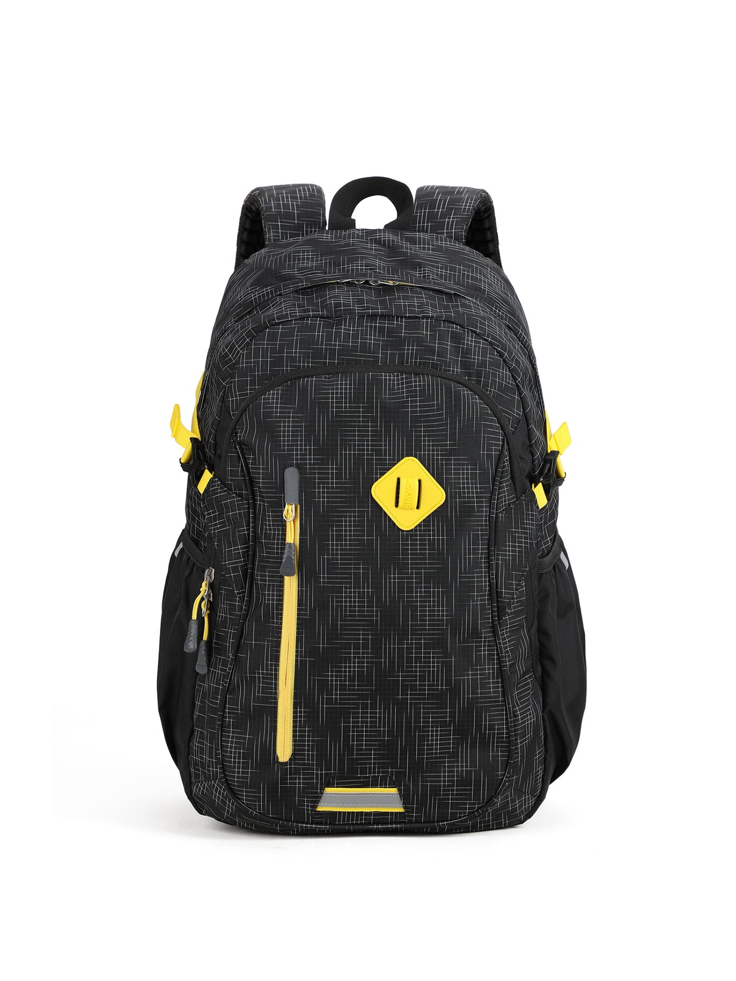 Zaino unisex Textile | Aoking | JN470322B-BLACK_YELLOW