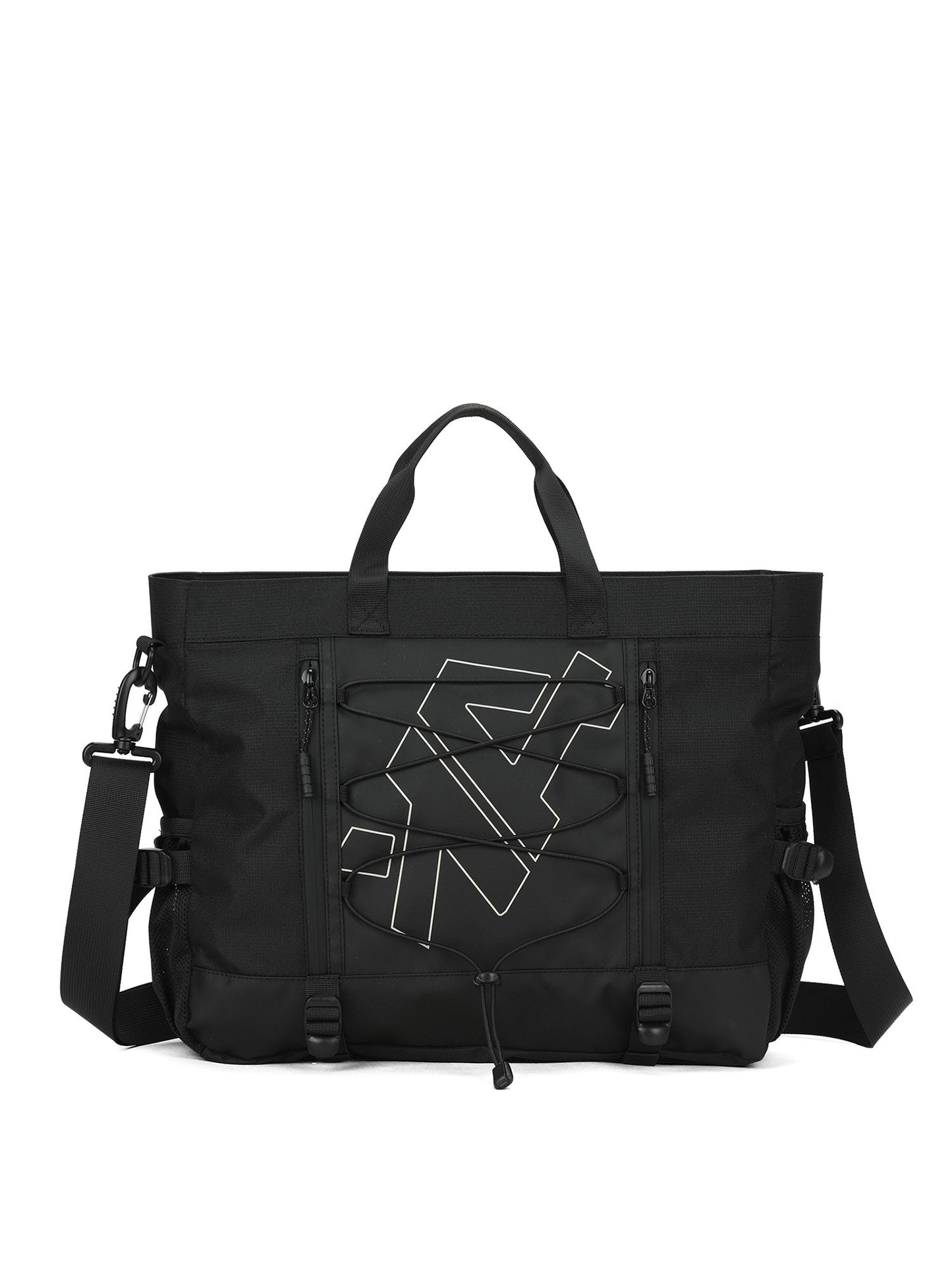 Borsa a spalla unisex Textile | Aoking | XK3045-BLACK
