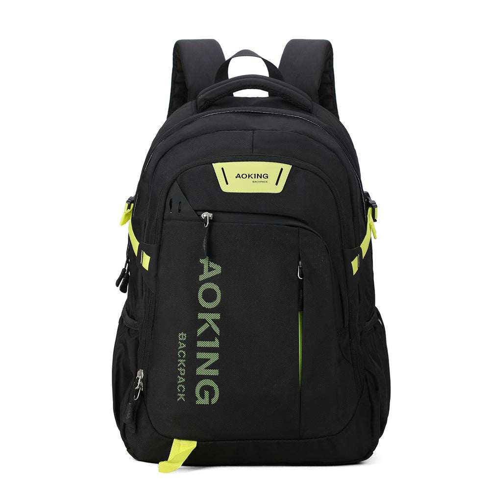 Zaino unisex Textile | Aoking | SN57605-7A-BLACK+FLUORESCENT_GREEN