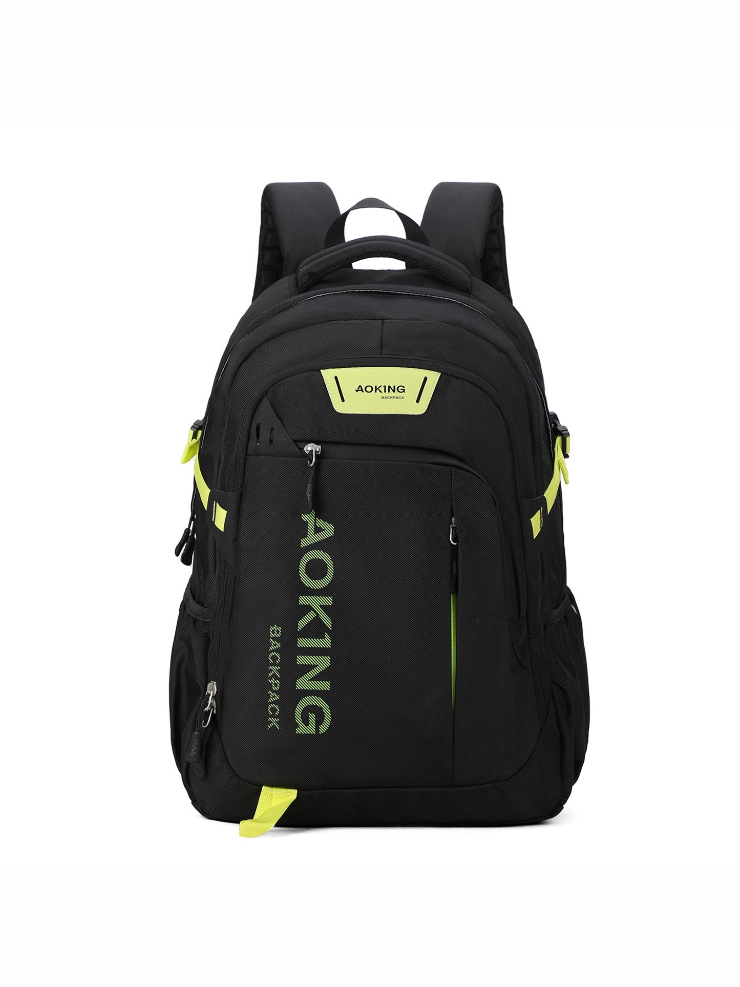 Zaino unisex Textile | Aoking | SN57605-7A-BLACK+FLUORESCENT_GREEN