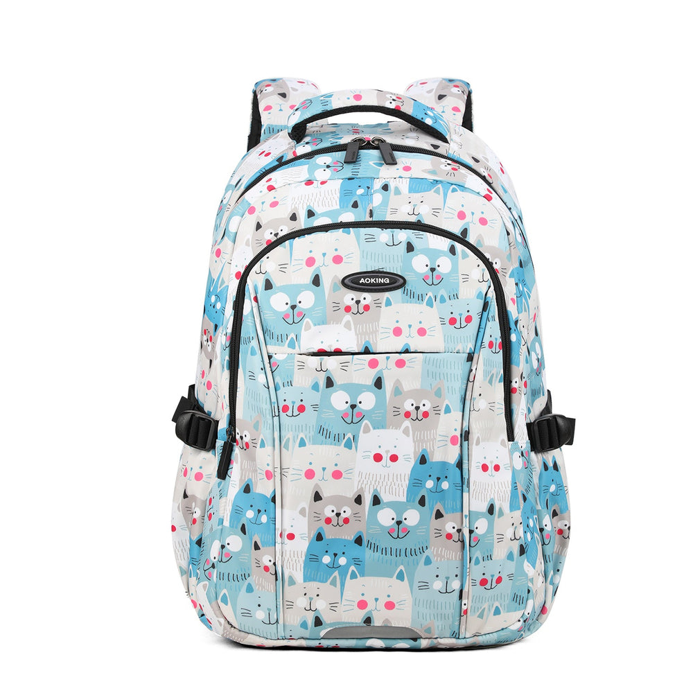 Zaino unisex Textile | Aoking | GN62070B-L-BLUE_CAT