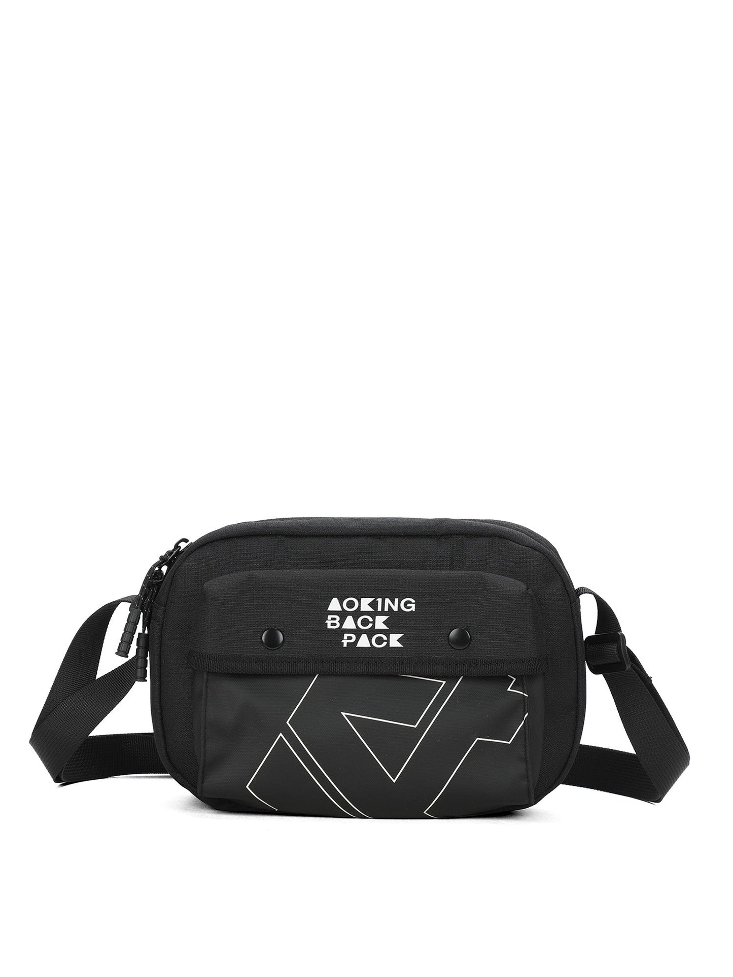 Borsa a spalla unisex Textile | Aoking | XK3046-BLACK